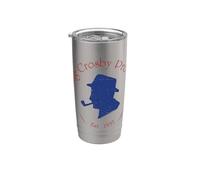 Oficial Bing Crosby Silhouette Pro Golf Red and Blue Vaso térmico de acero inoxidable de doble pared
