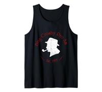 Oficial Bing Crosby Silhouette Pro Golf Red and White Camiseta sin Mangas
