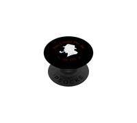 Oficial Bing Crosby Silhouette Pro Golf Red and White PopSockets PopGrip Adhesivo