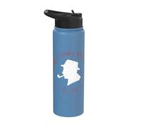 Oficial Bing Crosby Silhouette Pro Golf Red and White Stainless Steel Insulated Water Bottle