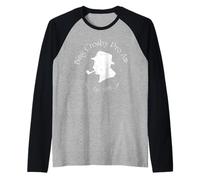 Oficial Bing Crosby Silhouette Pro Golf White Camiseta Manga Raglan