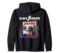 Oficial Black Sabbath Sabotage Album Cover Rock Vintage Sudadera con Capucha