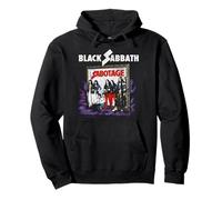 Oficial Black Sabbath Sabotage Album Cover Rock Vintage Sudadera con Capucha
