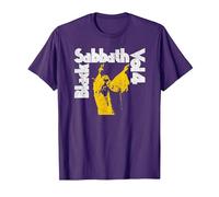 Oficial Black Sabbath Vol 4 Album Logo Camiseta, Hombre, Morado, XL