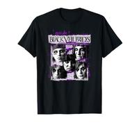 Oficial Black Veil Brides Vintage Band Rock Estampado Retro Camiseta