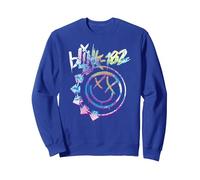 Oficial Blink 182 Colourful Inset Rock Music Sudadera, Unisex para Adultos, Azul Real, XL