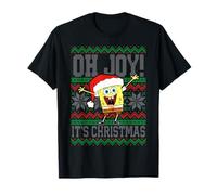 Oficial Bob Esponja Squarepants Oh Joy! Suéter de Navidad Camiseta