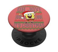 Oficial Bob Esponja Squarepants Oh Joy! Suéter de Navidad PopSockets PopGrip Adhesivo