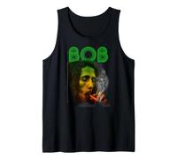 Oficial Bob Marley BOB Smoke Reggae vintage Camiseta sin Mangas
