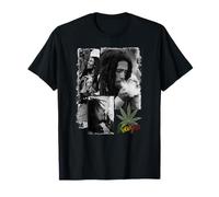 Oficial Bob Marley Kaya Collage Reggae Vintage Camiseta