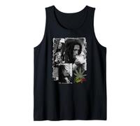 Oficial Bob Marley Kaya Collage Reggae Vintage Camiseta sin Mangas