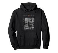 Oficial Bon Jovi Forever Negro Sudadera con Capucha