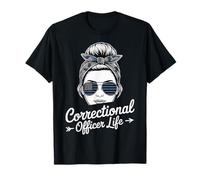 Oficial Correccional Gracioso Mujeres Correcciones Apreciación Camiseta