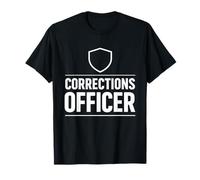 Oficial correccional Oficial de Correcciones CO Oficial de prisiones Deber de prisión Camiseta