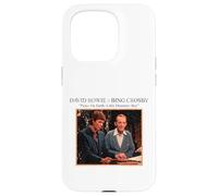 Oficial David Bowie Bing Crosby Paz en la Tierra Navidad Carcasa para iPhone 15 Pro