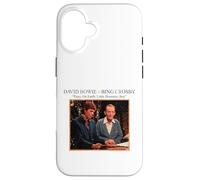 Oficial David Bowie Bing Crosby Paz en la Tierra Navidad Carcasa para iPhone 16