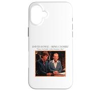Oficial David Bowie Bing Crosby Paz en la Tierra Navidad Carcasa para iPhone 16 Plus