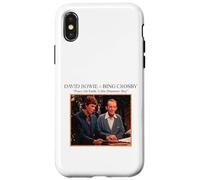 Oficial David Bowie Bing Crosby Paz en la Tierra Navidad Carcasa para iPhone X/XS