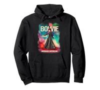 Oficial David Bowie Moonage Daydreamer Cosmic Post Sudadera con Capucha