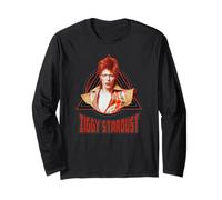 Oficial David Bowie Music Rock Ziggy Stardust 2 Manga Larga