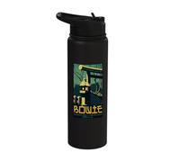 Oficial David Bowie The outside Tour Poster Tokyo Japan Stainless Steel Insulated Water Bottle