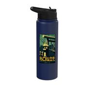Oficial David Bowie The outside Tour Poster Tokyo Japan Stainless Steel Insulated Water Bottle