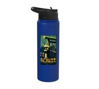 Oficial David Bowie The outside Tour Poster Tokyo Japan Stainless Steel Insulated Water Bottle