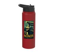 Oficial David Bowie The outside Tour Poster Tokyo Japan Stainless Steel Insulated Water Bottle