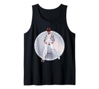 Oficial David Bowie Waiting In The Sky Circle Art Camiseta sin Mangas