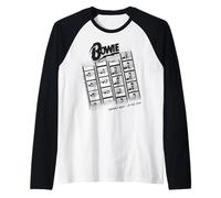 Oficial David Bowie Ziggy Stardust Motion Picture Art Camiseta Manga Raglan
