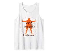 Oficial David Gilmour Luck and Strange Orange and Black Camiseta sin Mangas