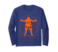 Oficial David Gilmour Luck and Strange Orange and Black Manga Larga