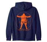 Oficial David Gilmour Luck and Strange Orange and Black Sudadera con Capucha