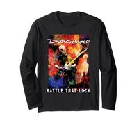 Oficial David Gilmour Rattle That Lock Guitar Color Storm Manga Larga