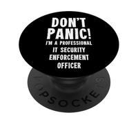 Oficial de aplicación de Seguridad de TI PopSockets PopGrip Adhesivo