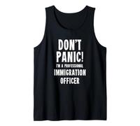 Oficial de Inmigración Camiseta sin Mangas