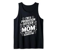 Oficial de libertad condicional Mamá Divertido Madre Camiseta sin Mangas