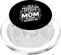 Oficial de libertad condicional Mamá Divertido Madre PopSockets PopGrip para MagSafe