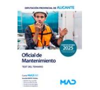 Oficial De Mantenimiento. Diputación Provincial De Alicante. Test Del