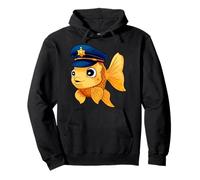 Oficial de policía de Peces de Sudadera con Capucha