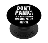 Oficial de Policía Montado PopSockets PopGrip Adhesivo