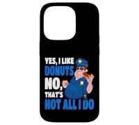 Oficial de policía Sí Me Gustan Las donas No Eso no es Todo lo Que Hago Carcasa para iPhone 14 Pro