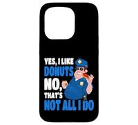 Oficial de policía Sí Me Gustan Las donas No Eso no es Todo lo Que Hago Carcasa para iPhone 15 Pro