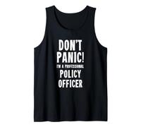 Oficial de Políticas Camiseta sin Mangas