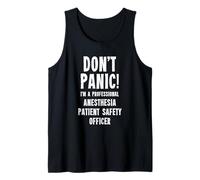 Oficial de Seguridad del Paciente en anestesia Camiseta sin Mangas