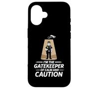 Oficial de Seguridad Trabajo Gorila Profesión Guardia de Seguridad Carcasa para iPhone 16