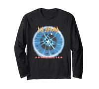 Oficial Def Leppard Adrenalize Heavy Metal Manga Larga