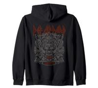 Oficial Def Leppard Love Bites Logo Retro Rock Band Sudadera con Capucha