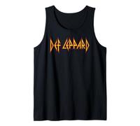 Oficial Def Leppard Shatter Logo Rock Music Band Camiseta sin Mangas