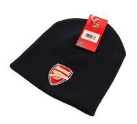 Oficial del Arsenal FC Arsenal Football Club Azul marino punto Beanie sombrero Cresta Ventilador